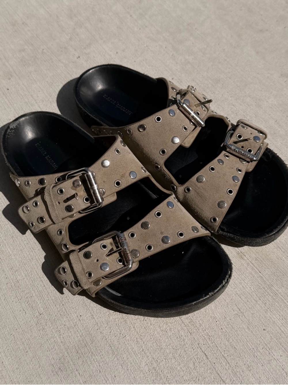 Isabel Marat Lennyo Studded Sandals 34 - Picture 5 of 5